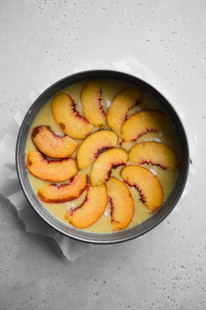 Peach Olive Oil Cake