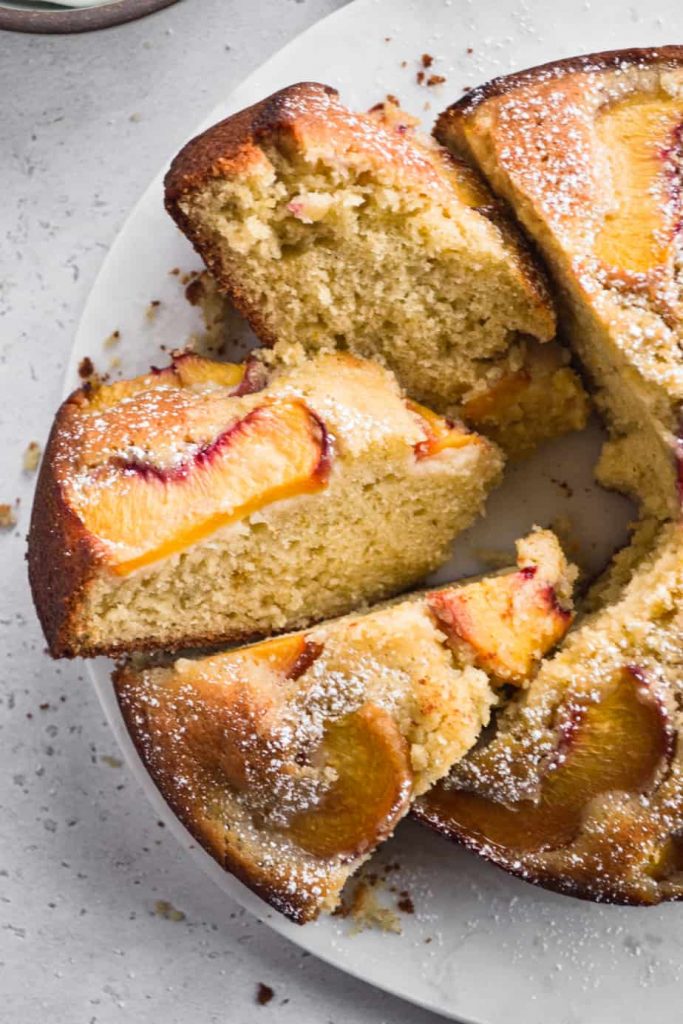 Peach Olive Oil Cake