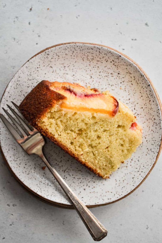 Peach Olive Oil Cake