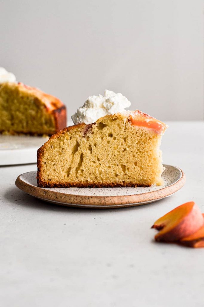 Peach Olive Oil Cake