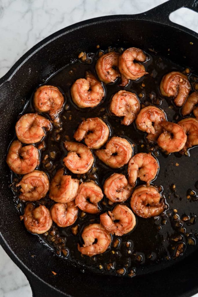 Maple Soy Shrimp