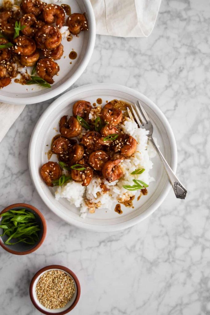 Maple Soy Shrimp