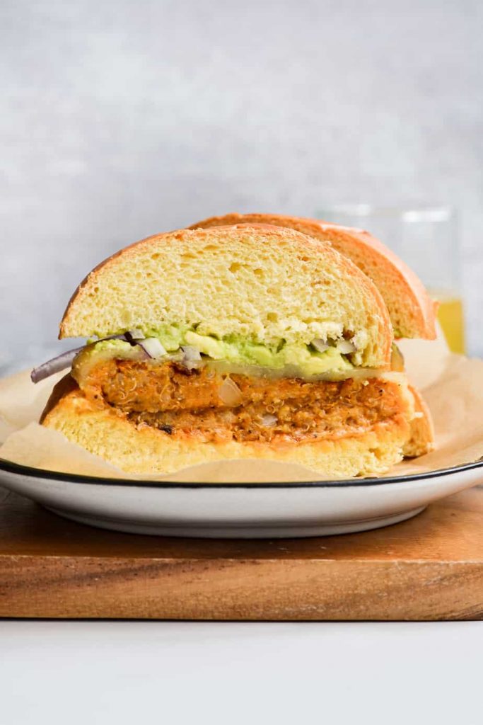 Sweet Potato Quinoa Burger