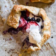 Mini Strawberry & Blueberry Galettes