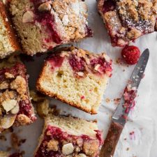 Raspberry Almond Crumb Cake
