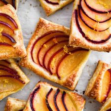 Super Easy Plum and Orange Tarts