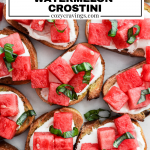 Whipped Feta Watermelon Crostini Pin