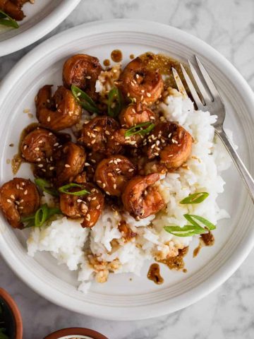 Maple Soy Shrimp