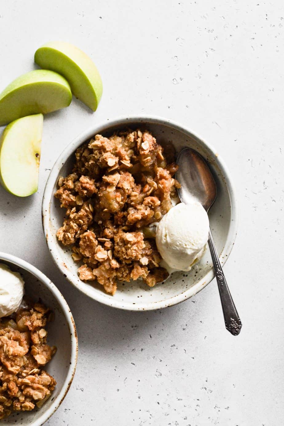 Close up of crisp in bowls.