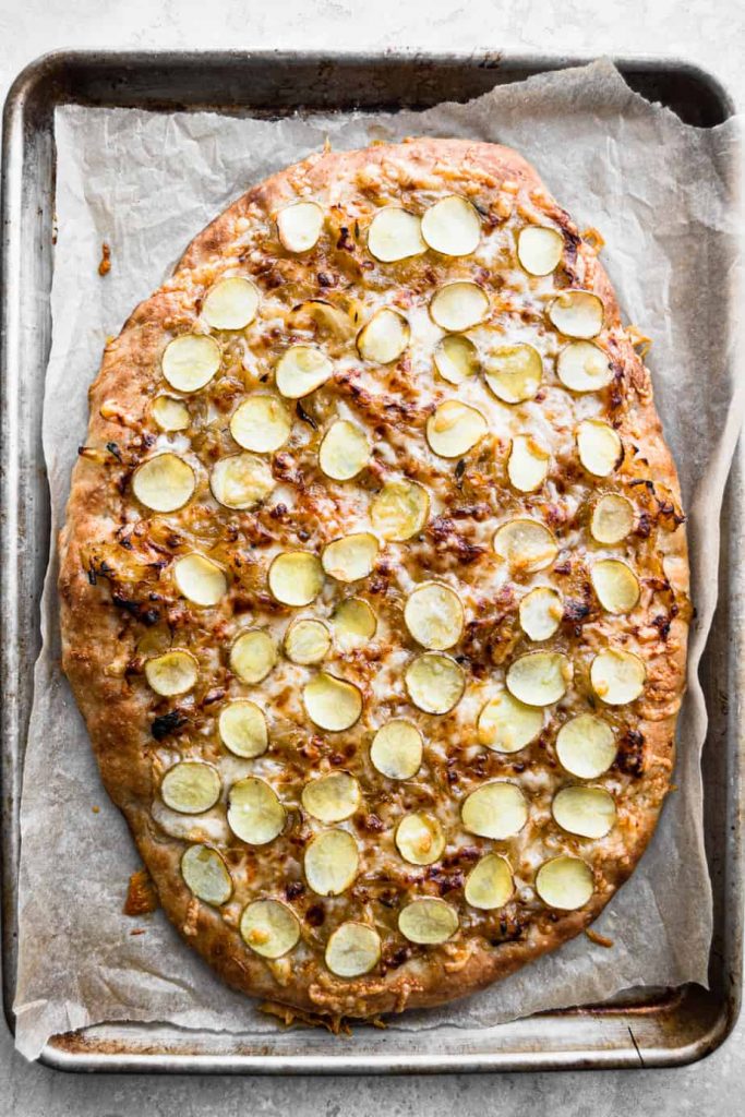 Pizza right out of the oven