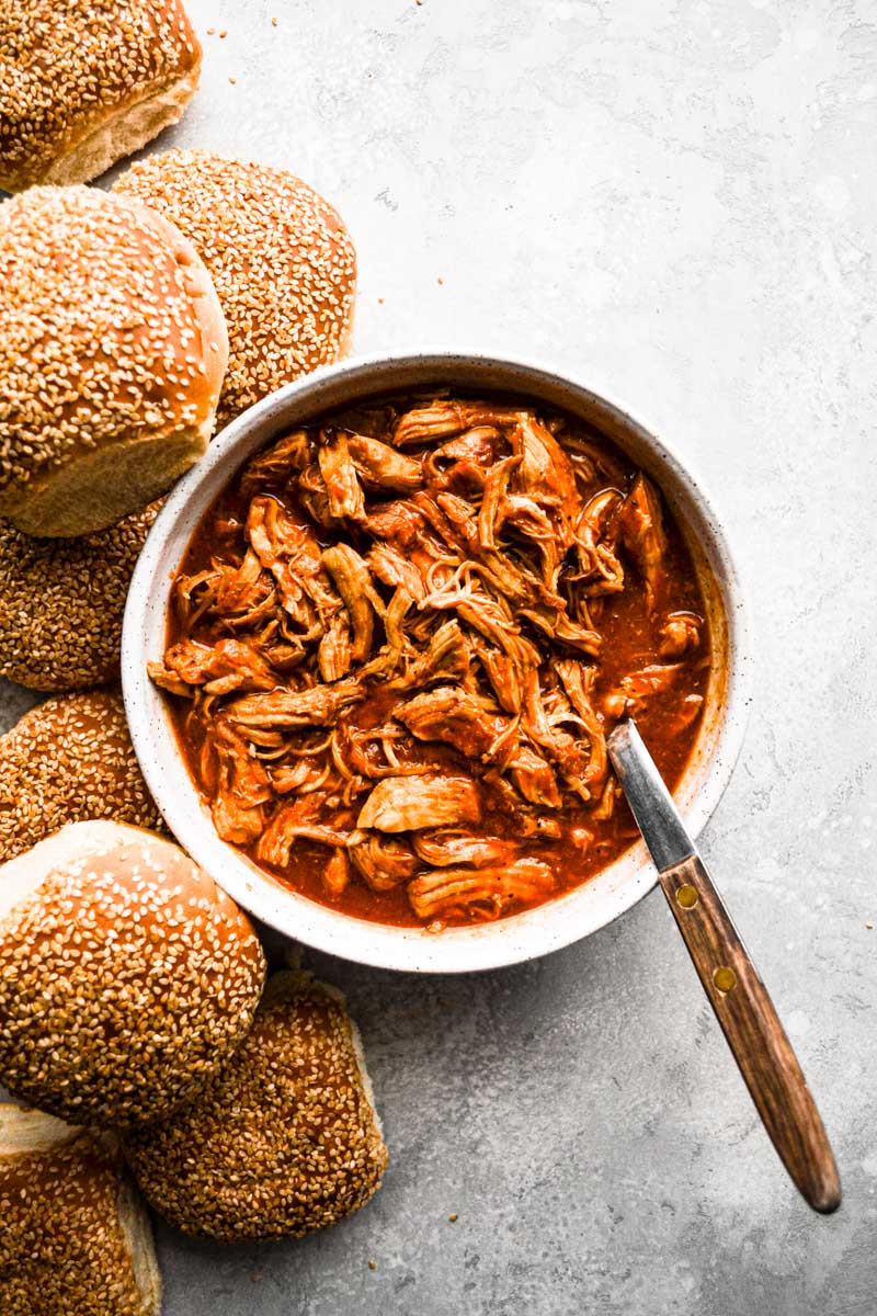 Instant Pot Pulled BBQ Chicken