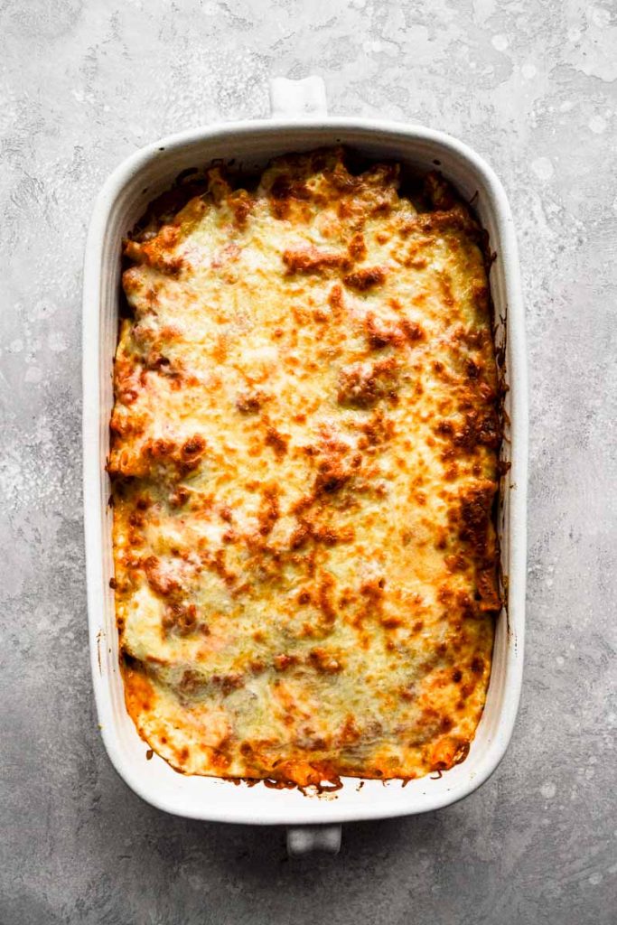 Vegetarian Baked Ziti Fresh Out Of The Oven