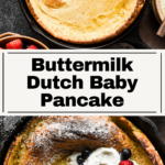 Pinterest pin for dutch baby.