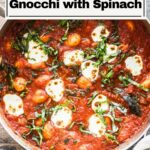 One Pot Tomato Gnocchi Pinterest Pin