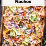 Refried bean nachos pin pinterest.