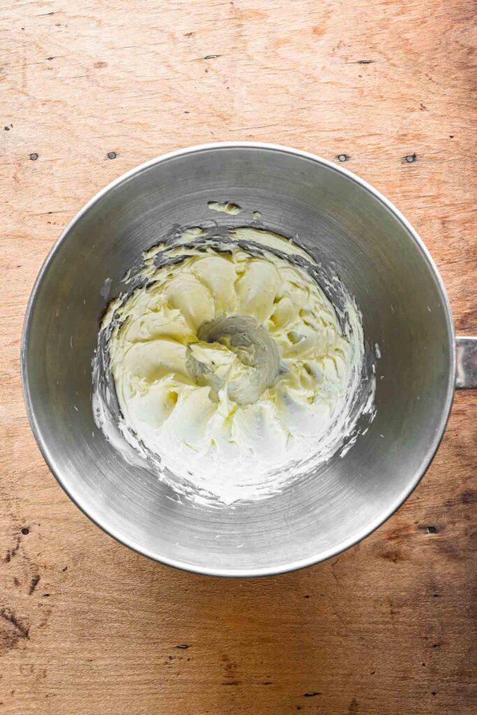 Whip the butter.