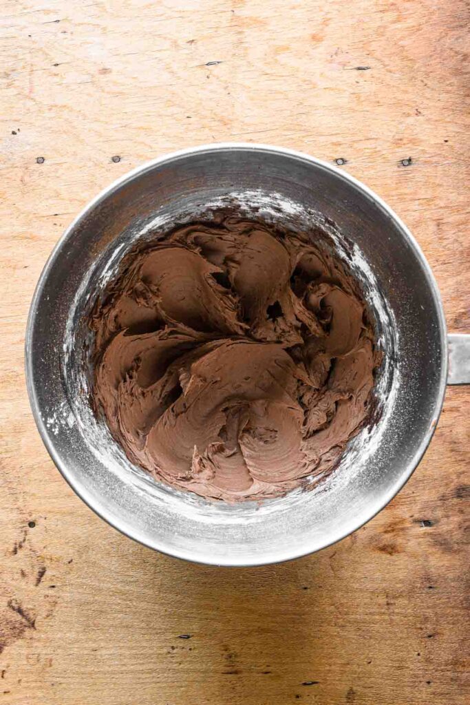 Add the milk and whip until smooth.