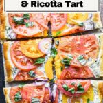 Puff pastry tomato tart.