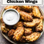 Dry Rub Chicken Wings pin.