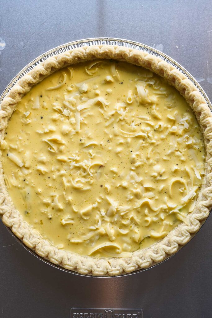 Cheese added on top.