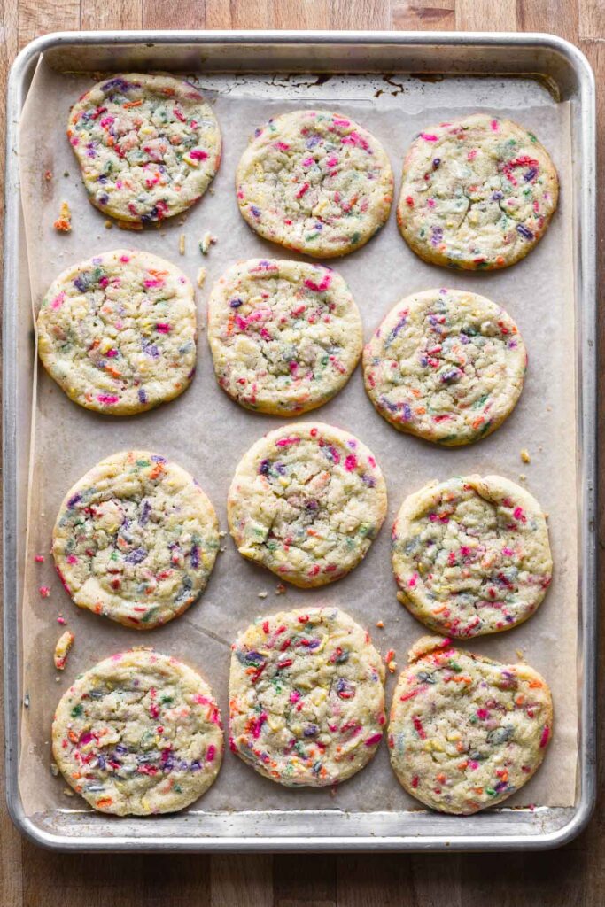 Freshly baked cookies.