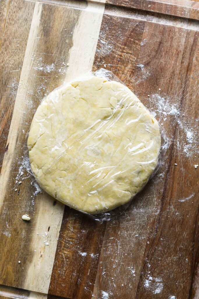 Wrapped crust.